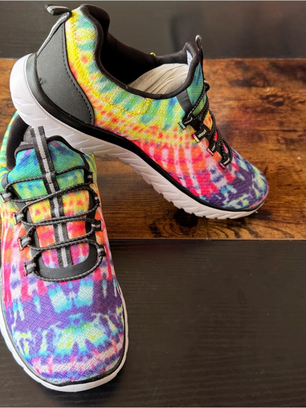 Women’s Tie-Dye Athletic Sneakers - Multicolor